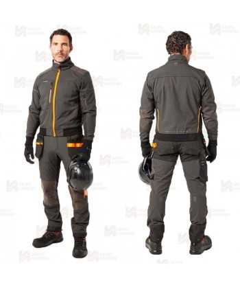 Chaqueta softshell de tres capas con Ripstop anti desgarros