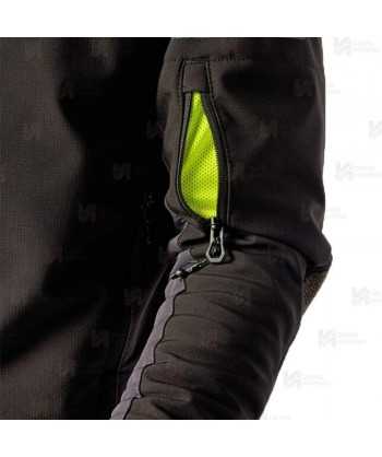 Chaqueta softshell de tres capas con Ripstop anti desgarros