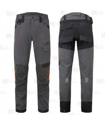 Pantalón de trabajo Strech de corte entallado y refuerzos