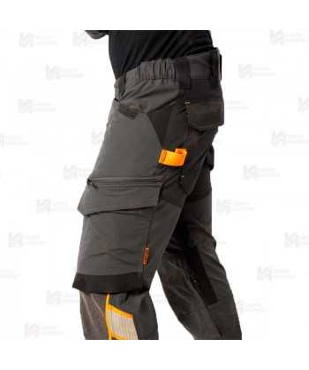 Pantalón de trabajo Strech de corte entallado y refuerzos