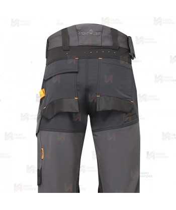 Pantalón de trabajo Strech de corte entallado y refuerzos