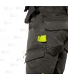 Pantalón de trabajo Strech de corte entallado y refuerzos