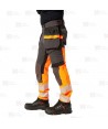Pantalón de trabajo Strech de corte entallado y bolsillos pistolera