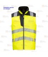 Parka transpirable 5 en 1 de alta visibilidad, transpirable