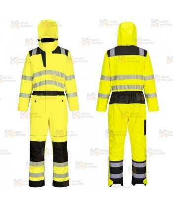 Buzo de alta visibilidad, impermeable y transpirable
