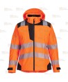 Chubasquero alta visibilidad impermeable y transpirable (Mujer)