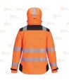 Chubasquero alta visibilidad impermeable y transpirable (Mujer)