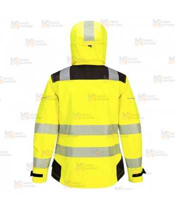 Chubasquero alta visibilidad impermeable y transpirable (Mujer)