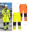 Pantalón de trabajo para mujer impermeable, transpirable y de alta visibilidad