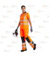 Pantalón de trabajo para mujer impermeable, transpirable y de alta visibilidad