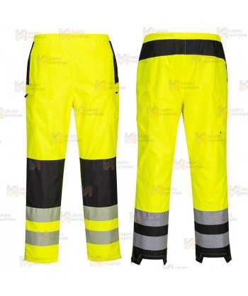 Pantalón de trabajo para mujer impermeable, transpirable y de alta visibilidad