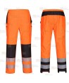 Pantalón de trabajo para mujer impermeable, transpirable y de alta visibilidad