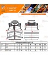 Chaleco softshell bicolor de tres capas y de alta visibilidad