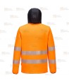 Chaqueta polar muy gruesa de alta visibilidad bicolor de alta gama