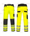 Pantalón con tejido elástico de alta visibilidad