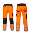 Pantalón con tejido elástico de alta visibilidad