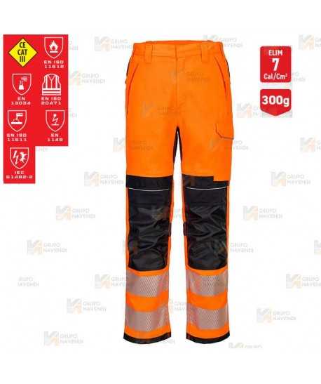 Pantalón ignífugo Modaflame de alta visibilidad y multinorma