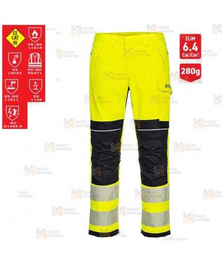 Pantalón ignífugo Modaflame de alta visibilidad y multinorma (Mujer)