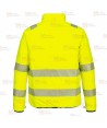 Parka impermeable de alta visibilidad desmontable 4 en 1