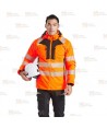 Parka impermeable de alta visibilidad con forro Insulatex para frío intenso