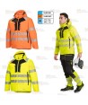 Parka impermeable de alta visibilidad con forro Insulatex para frío intenso