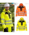 Softshell impermeable de alta visibilidad