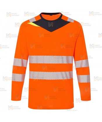 Camiseta de manga larga de alta visibilidad