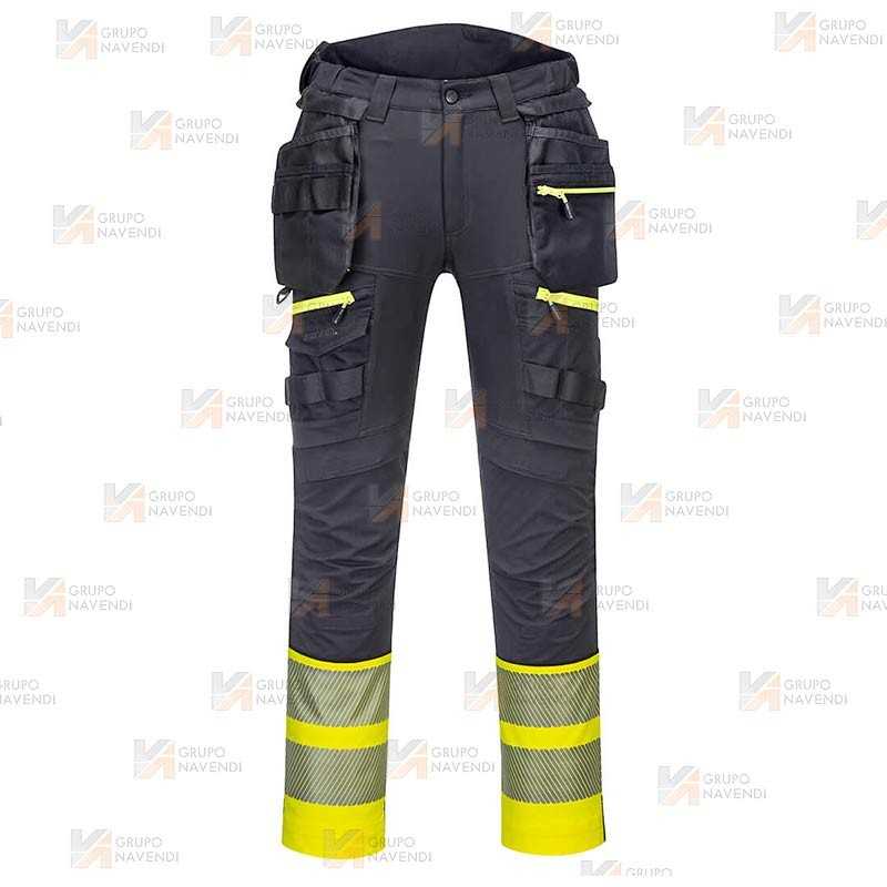 Pantalón Holster DX4 de alta visibilidad, con bolsillos desmontables