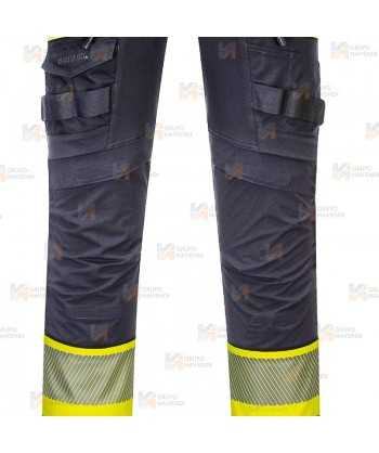 Pantalón Holster DX4 de alta visibilidad, con bolsillos desmontables