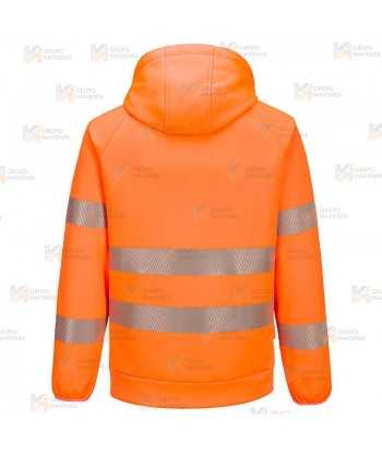Sudadera gruesa de alta visibilidad con capucha