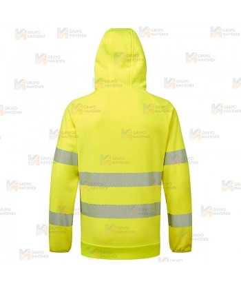 Sudadera gruesa de alta visibilidad con capucha