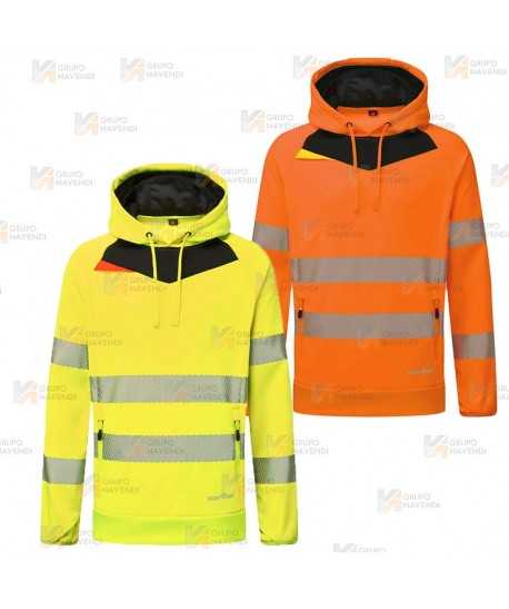 Sudadera gruesa de alta visibilidad con capucha