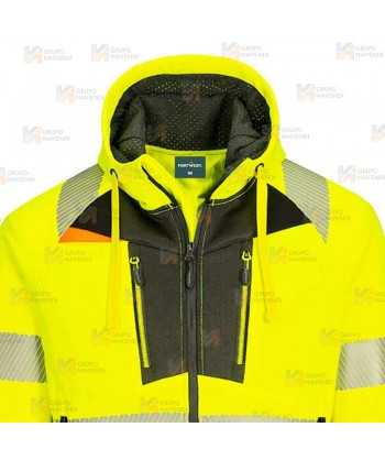 Sudadera gruesa de alta visibilidad con cremallera