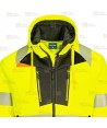 Sudadera gruesa de alta visibilidad con cremallera