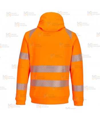 Sudadera gruesa de alta visibilidad con cremallera