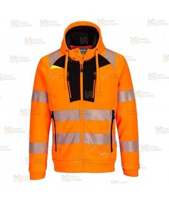 Sudadera gruesa de alta visibilidad con cremallera