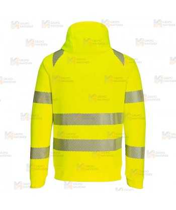 Sudadera gruesa de alta visibilidad con cremallera