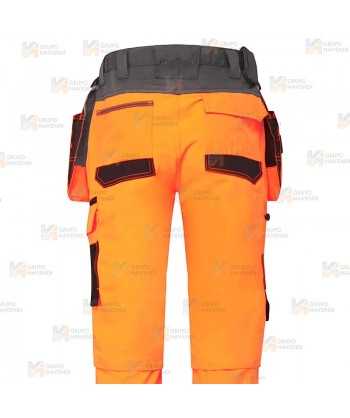 Pantalón Holster DX4 de alta visibilidad, con bolsillos desmontables