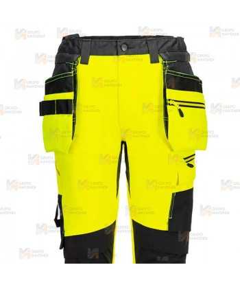 Pantalón Holster DX4 de alta visibilidad, con bolsillos desmontables