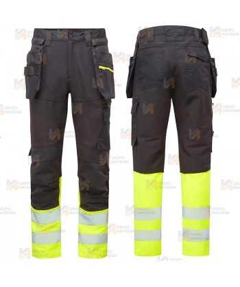 Pantalón Craft DX4 de alta visibilidad, con bolsillos desmontables