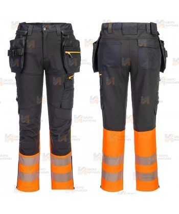 Pantalón Craft DX4 de alta visibilidad, con bolsillos desmontables