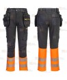 Pantalón Craft DX4 de alta visibilidad, con bolsillos desmontables