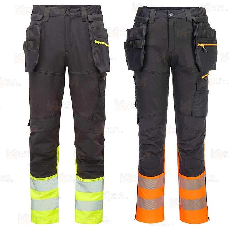 Pantalón Craft DX4 de alta visibilidad, con bolsillos desmontables