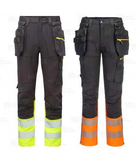 Pantalón Craft DX4 de alta visibilidad, con bolsillos desmontables