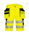 Bermudas DX4 de alta visibilidad, con bolsillos desmontables