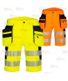 Bermudas DX4 de alta visibilidad, con bolsillos desmontables
