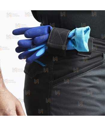 Pantalones de trabajo bicolor, multielásticos con refuerzos
