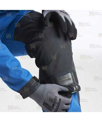 Pantalones de trabajo bicolor, multielásticos con refuerzos