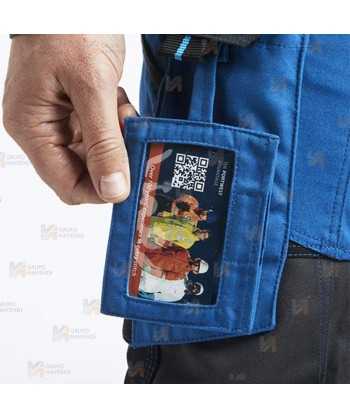 Pantalones de trabajo bicolor, multielásticos con refuerzos