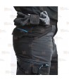 Pantalones de trabajo bicolor, multielásticos con refuerzos